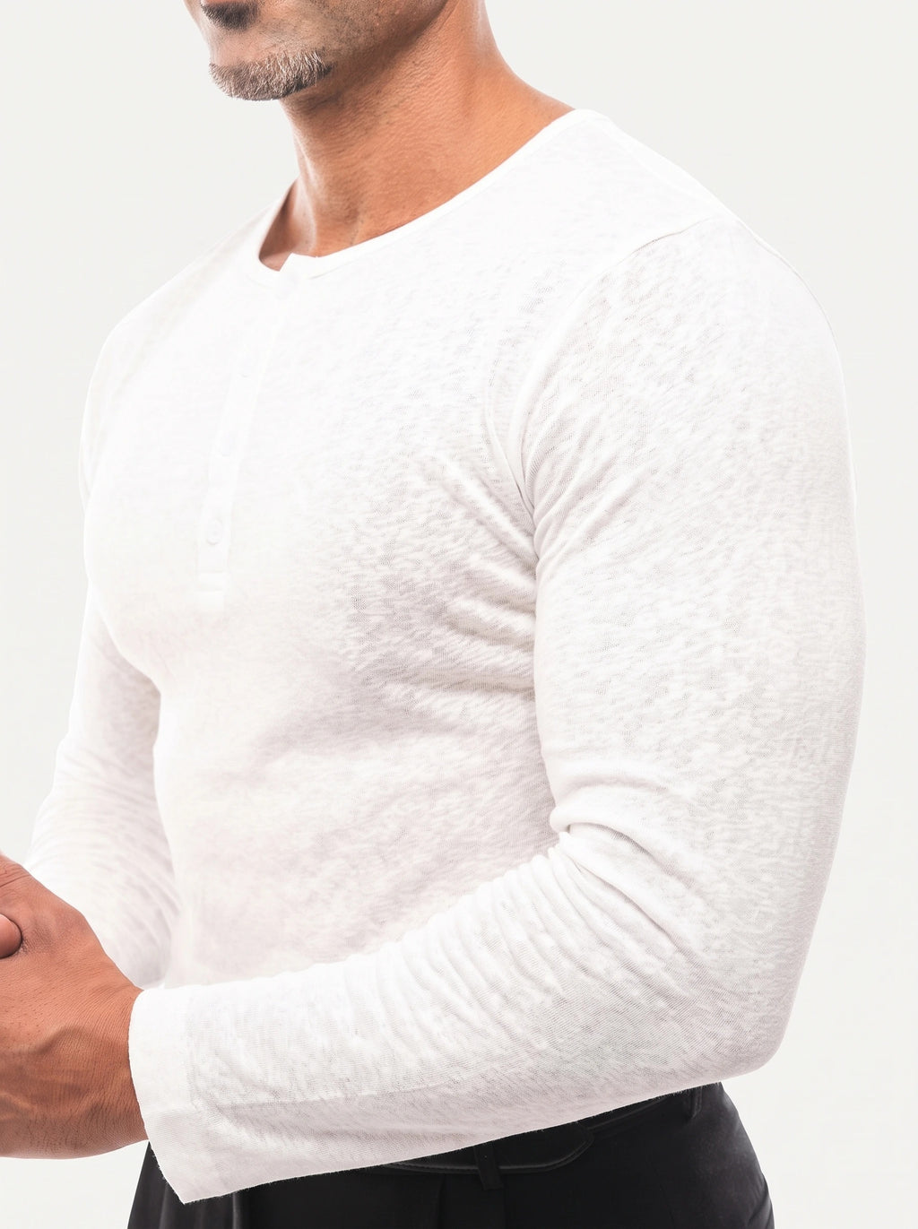 Bruno Valls - SAMUEL - Camiseta henley manga larga - imagen 6