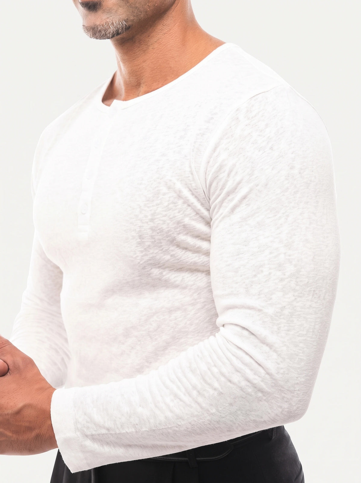 Bruno Valls - SAMUEL - Camiseta henley manga larga - imagen 6