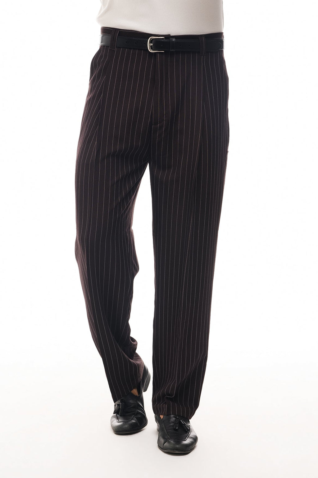Bruno Valls - PELAYO - Pantalón baggy de raya diplomática - imagen 6