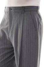 Bruno Valls - PELAYO - Pantalón baggy de raya diplomática - imagen 8