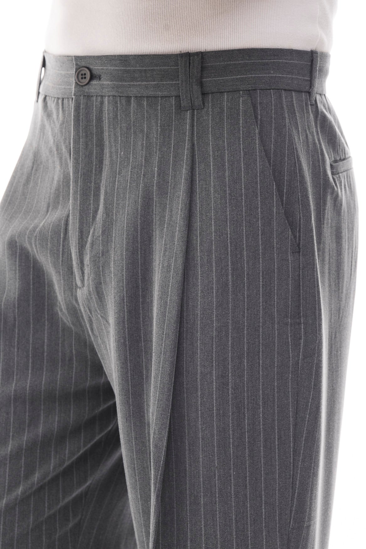 Bruno Valls - PELAYO - Pantalón baggy de raya diplomática - imagen 8