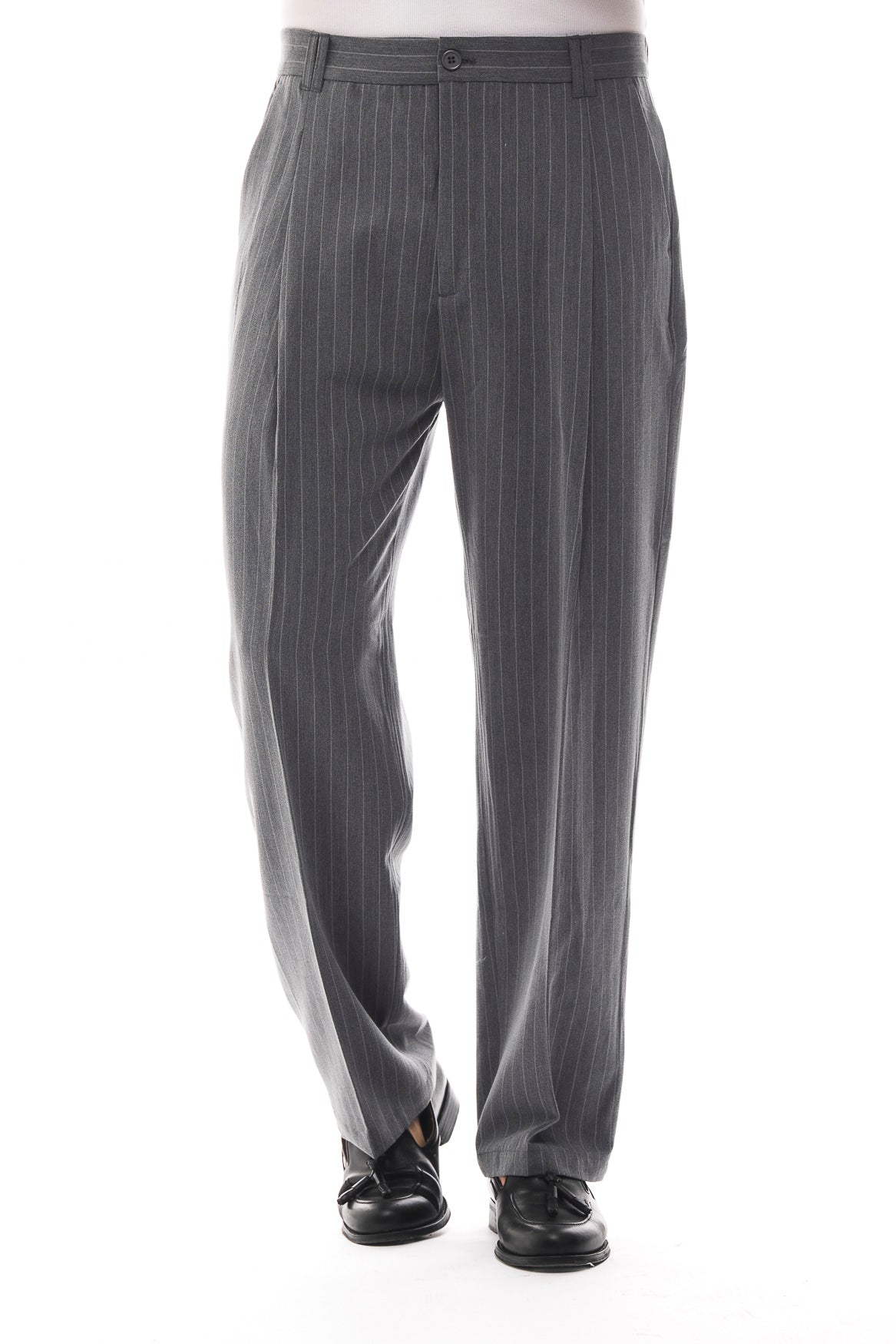Bruno Valls - PELAYO - Pantalón baggy de raya diplomática - imagen 12