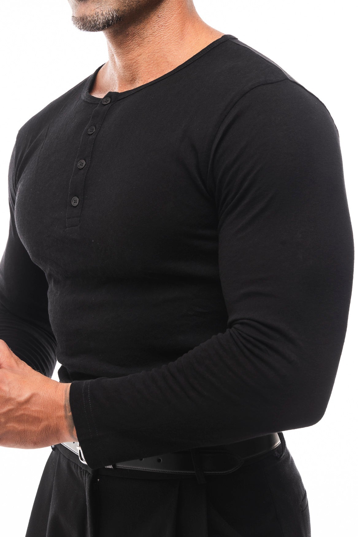 Bruno Valls - SAMUEL - Camiseta henley manga larga - imagen 18