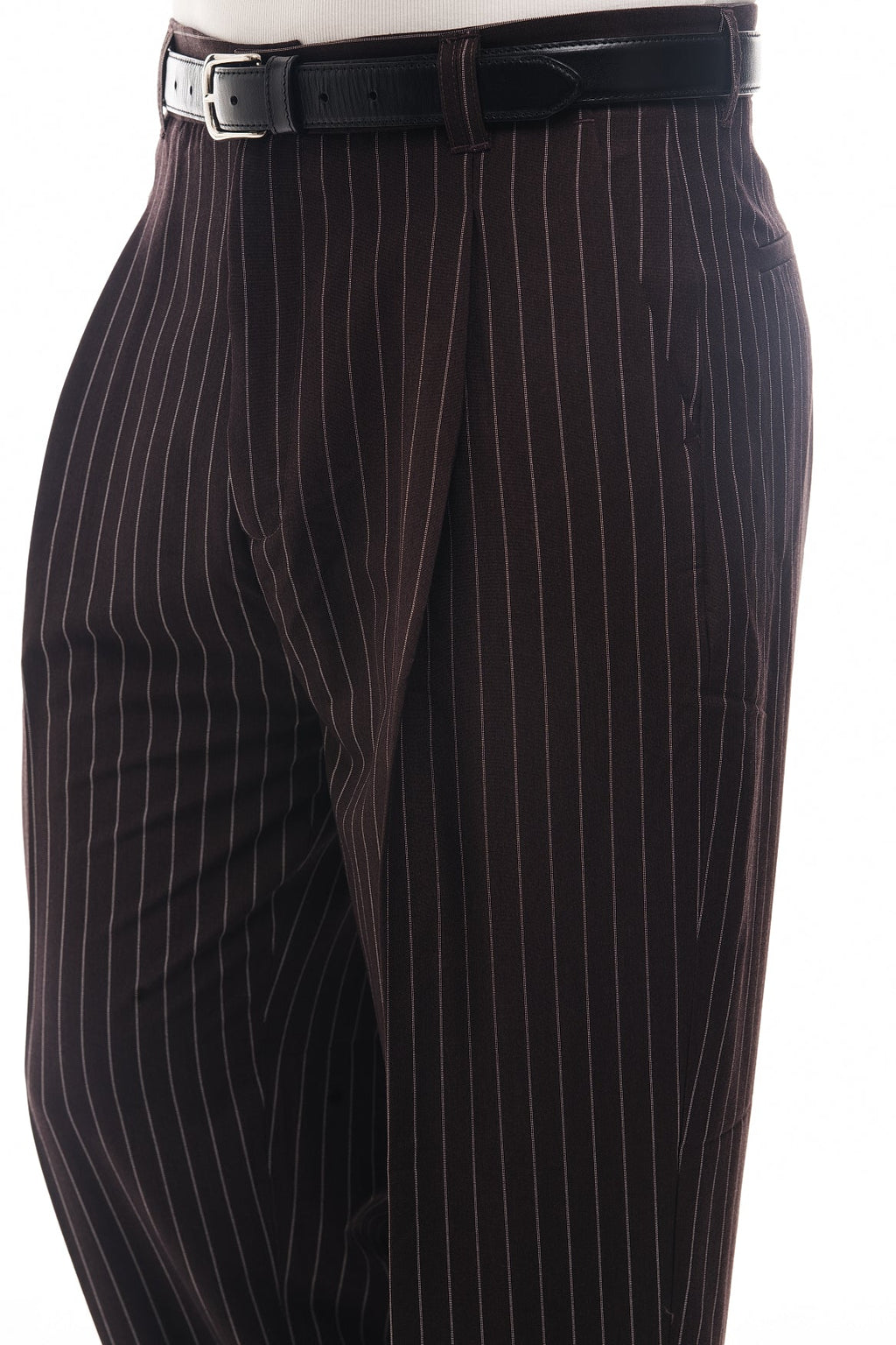 Bruno Valls - PELAYO - Pantalón baggy de raya diplomática - imagen 4