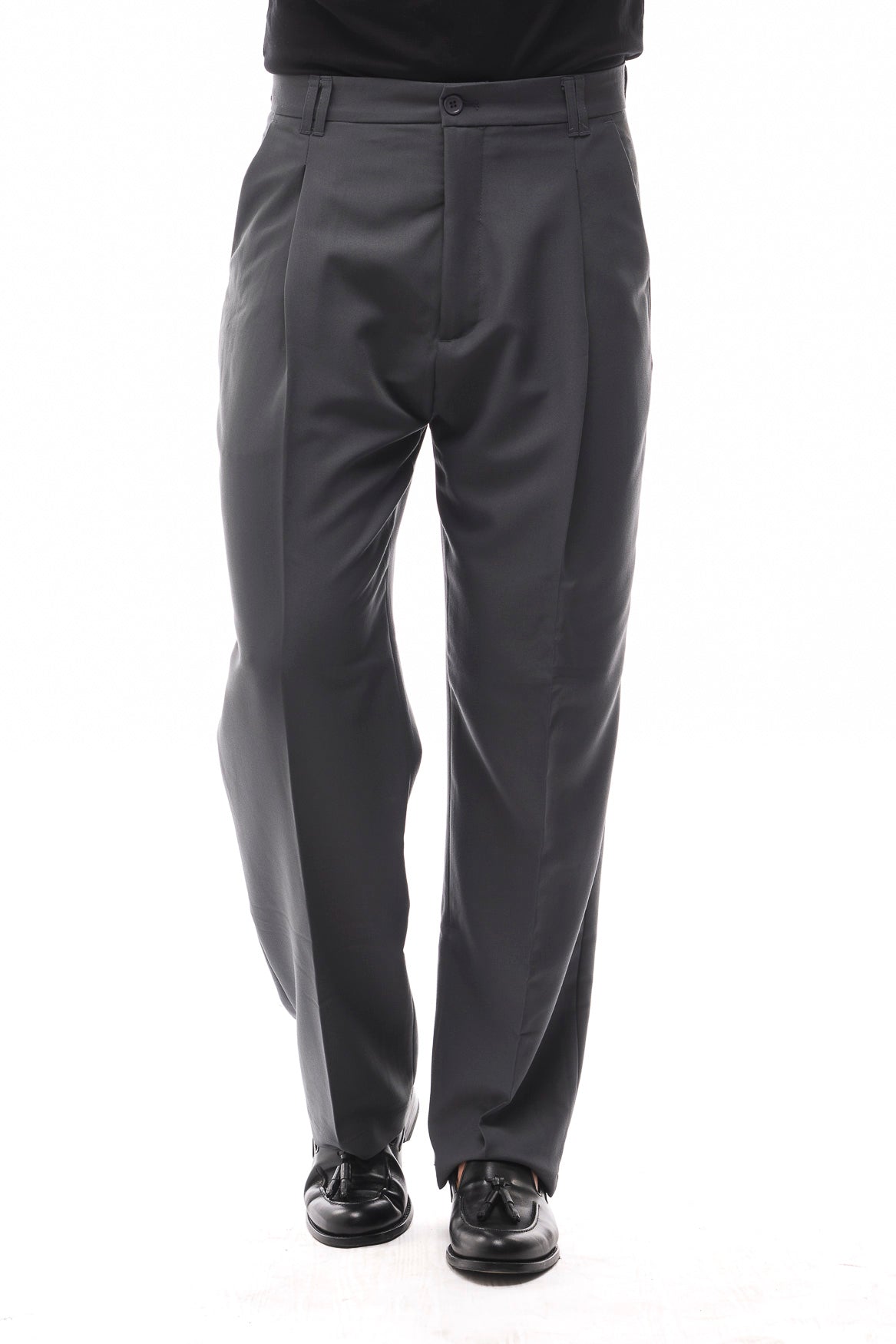 Bruno Valls - DAVID - Pantalón baggy en color gris oscuro - imagen 6