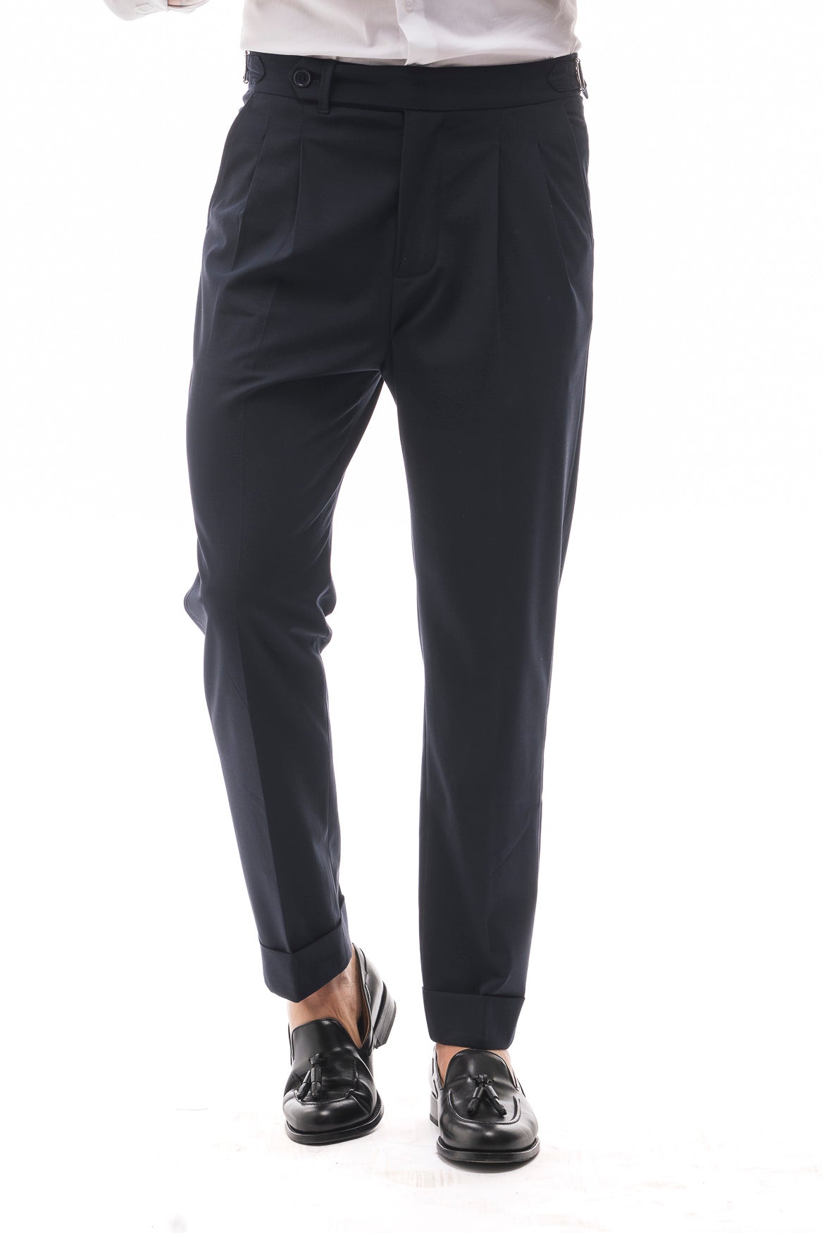 Bruno Valls - BRUNO - Pantalón de tiro alto slim - imagen 6