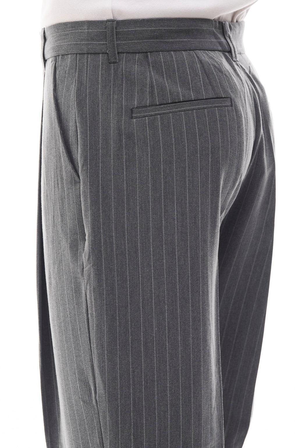 Bruno Valls - PELAYO - Pantalón baggy de raya diplomática - imagen 13