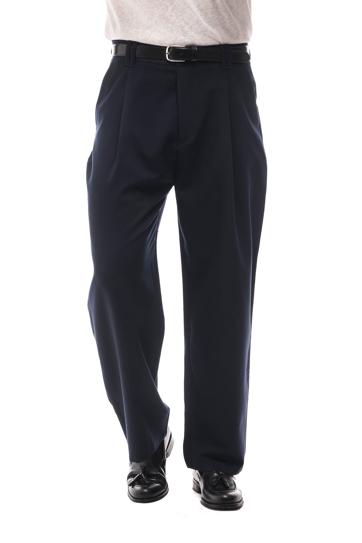Bruno Valls - DAVID - Pantalón baggy en color azul marino - imagen 7