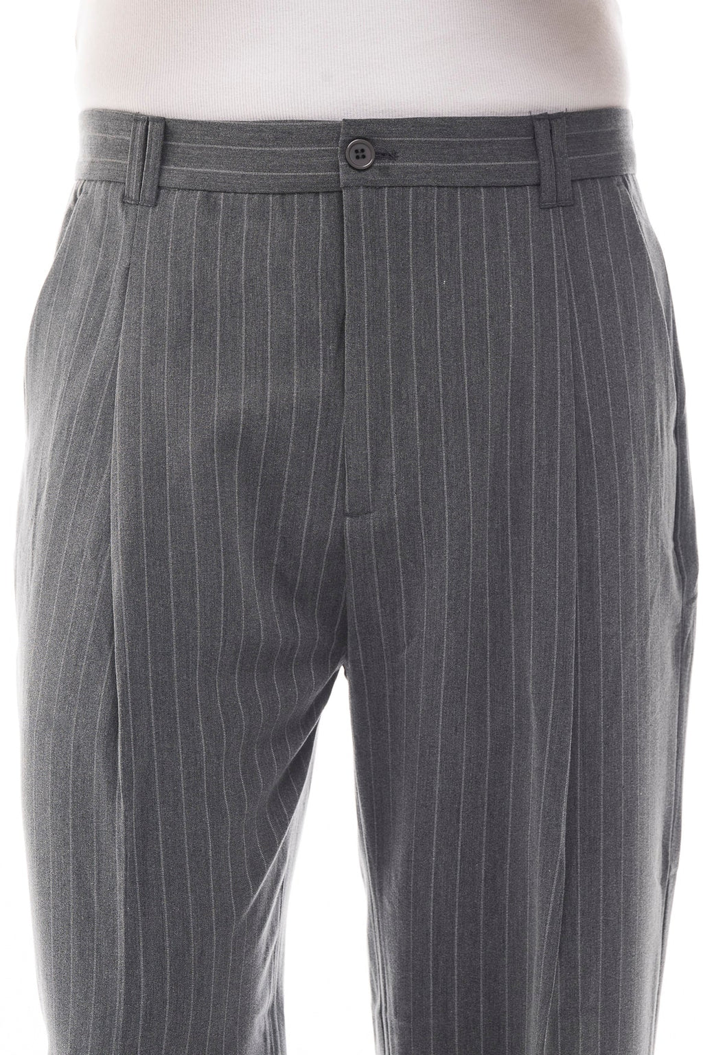 Bruno Valls - PELAYO - Pantalón baggy de raya diplomática - imagen 11