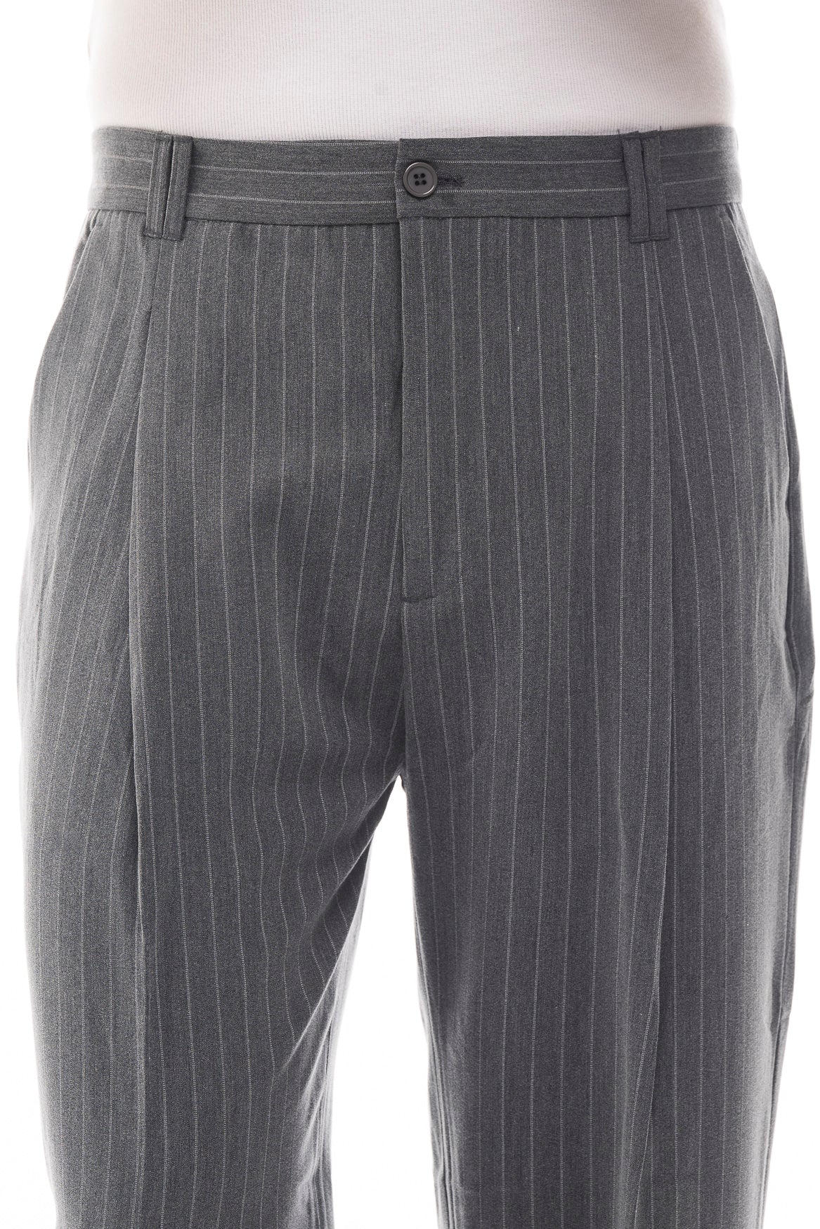 Bruno Valls - PELAYO - Pantalón baggy de raya diplomática - imagen 11