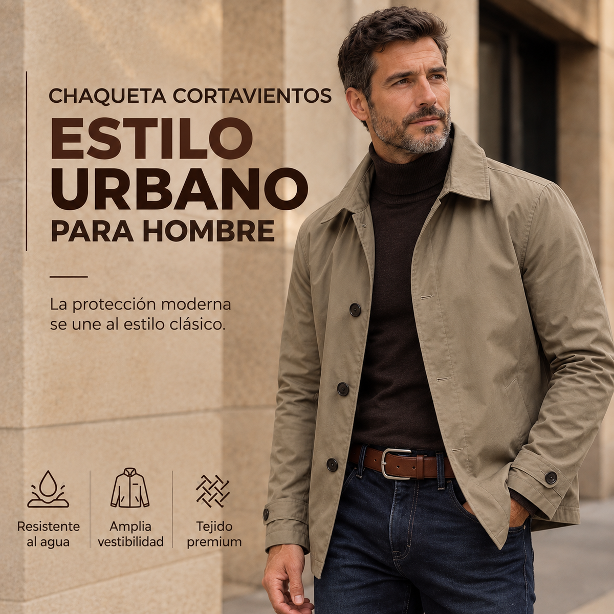 Bruno Valls - GERMÁN - Chaqueta cortavientos técnica impermeable - imagen 1