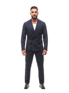 CARLOS americana entallada azul marino – look completo – Bruno Valls