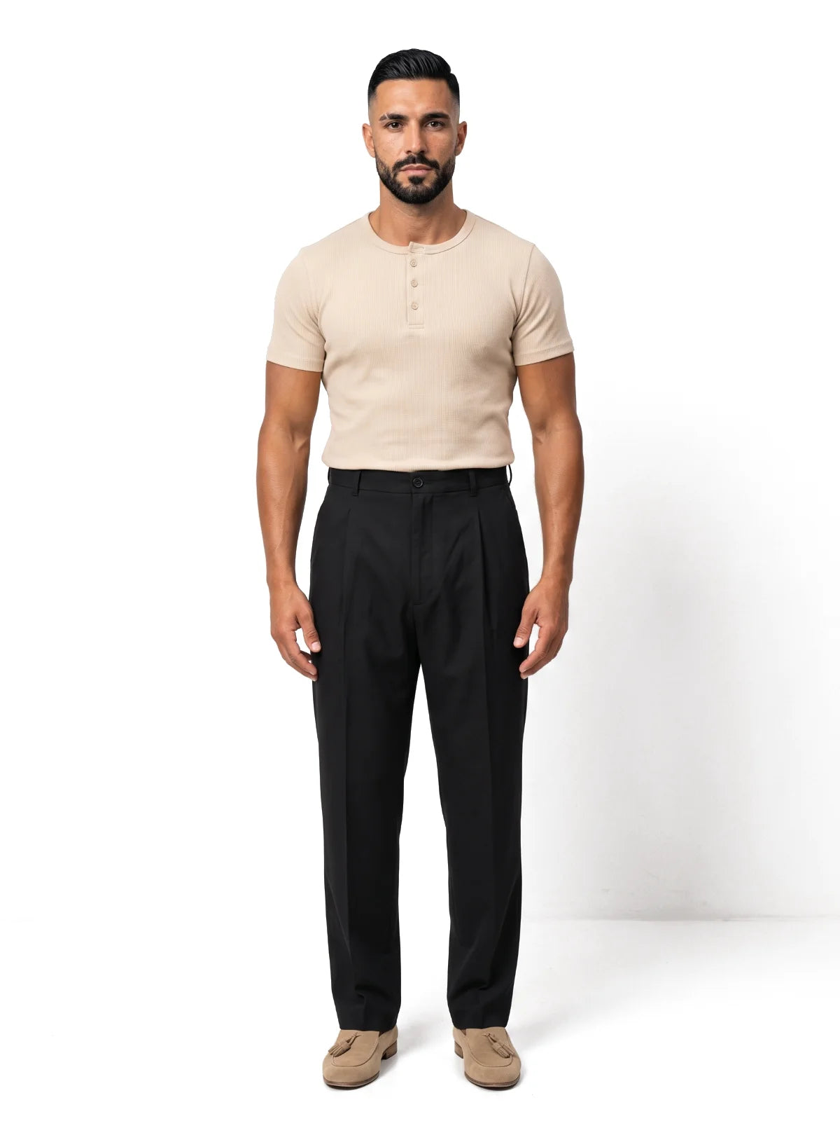 Bruno Valls - DANIEL Camiseta henley canalé - imagen 7