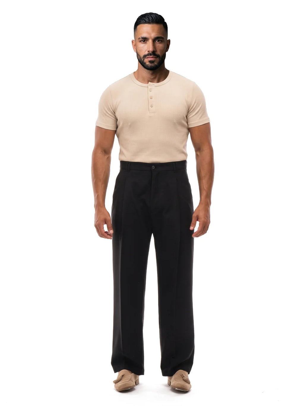 Bruno Valls - DANIEL Camiseta henley canalé - imagen 9