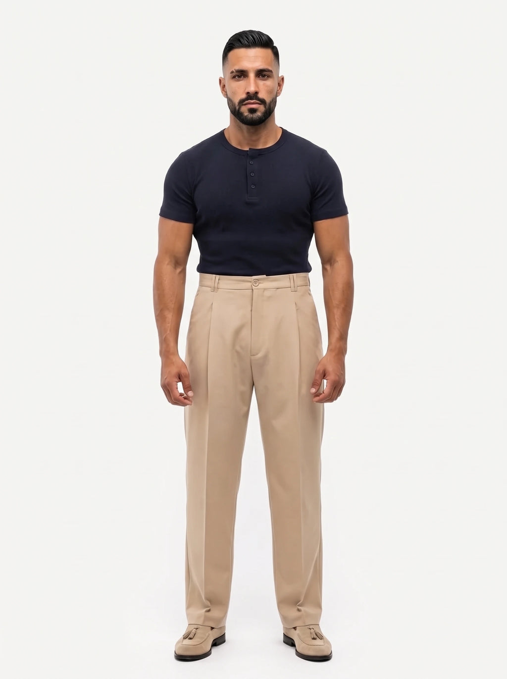 Bruno Valls - DANIEL Camiseta henley canalé - imagen 18