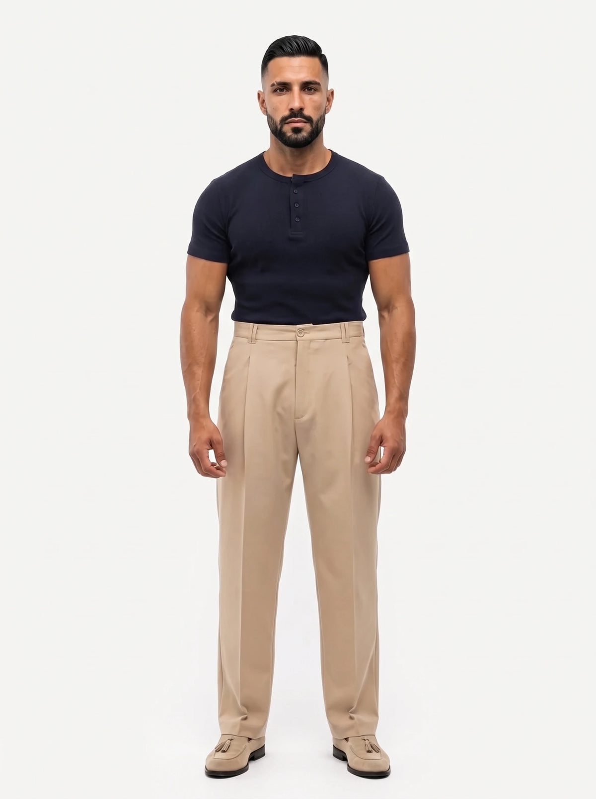 Bruno Valls - DANIEL Camiseta henley canalé - imagen 18