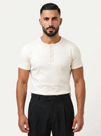 Bruno Valls - DANIEL Camiseta henley canalé - imagen 19