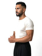 Bruno Valls - DANIEL Camiseta henley canalé - imagen 21