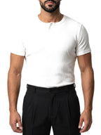 Bruno Valls - DANIEL Camiseta henley canalé - imagen 26