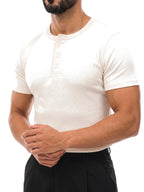 Bruno Valls - DANIEL Camiseta henley canalé - imagen 28