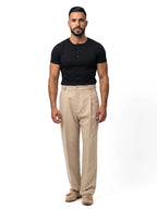 Bruno Valls - DANIEL Camiseta henley canalé - imagen 32