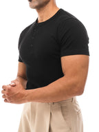 Bruno Valls - DANIEL Camiseta henley canalé - imagen 34