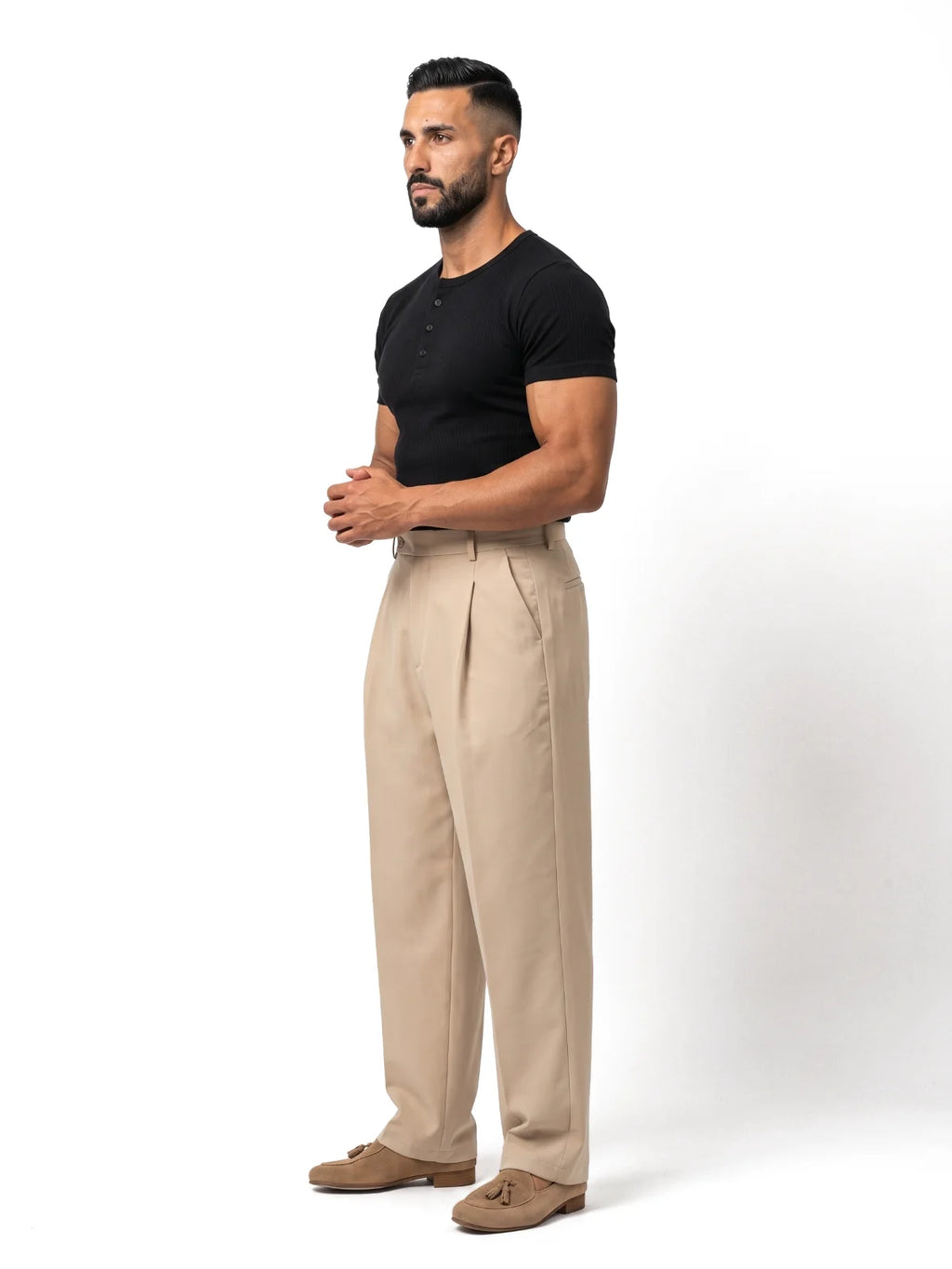 Bruno Valls - DANIEL Camiseta henley canalé - imagen 35