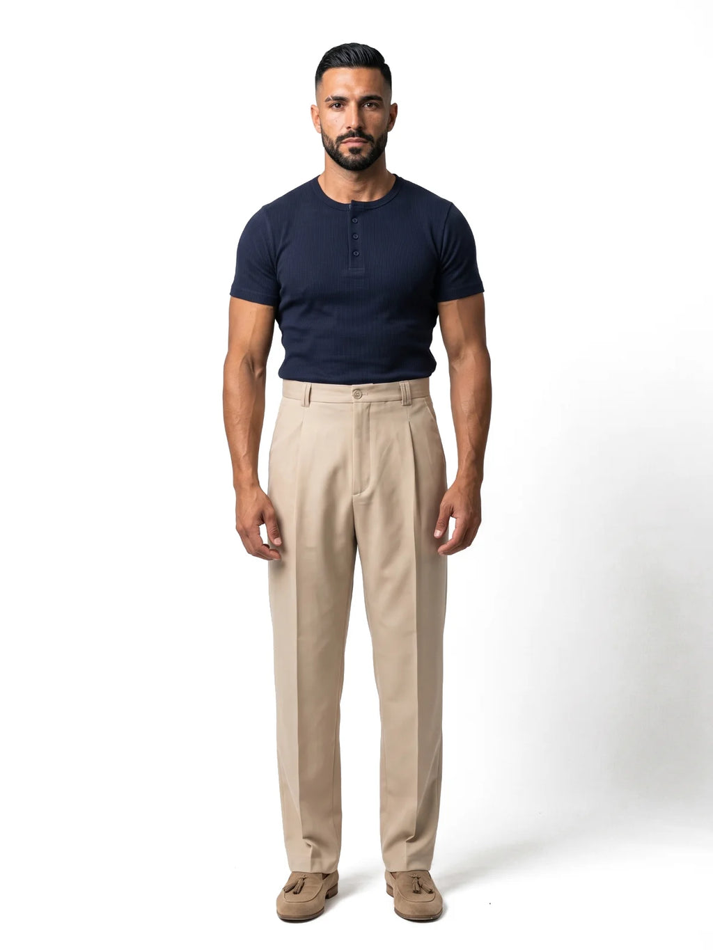 Bruno Valls - DANIEL Camiseta henley canalé - imagen 36