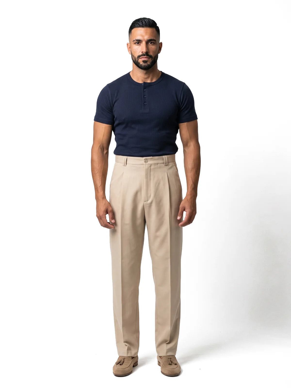 Bruno Valls - DANIEL Camiseta henley canalé - imagen 36