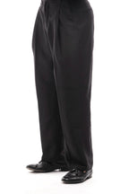 DAVID pantalón baggy negro – detalle – Bruno Valls