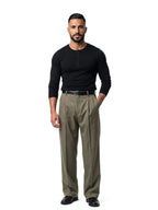 DAVID pantalón baggy verde – look completo – Bruno Valls