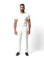 DAVID pantalón baggy blanco roto – look completo – Bruno Valls