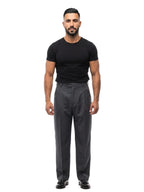 DAVID pantalón baggy gris oscuro – look completo – Bruno Valls