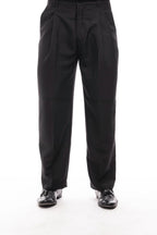 DAVID pantalón baggy negro – detalle – Bruno Valls