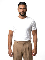 DIEGO pack de 2 camisetas blancas – vista frontal – Bruno Valls