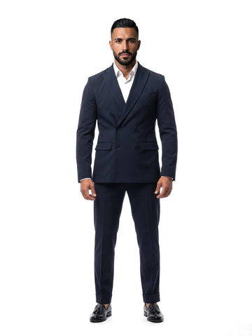 GUILLERMO - Traje cruzado azul marino™