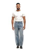 IKER vaquero baggy azul claro – look completo – Bruno Valls