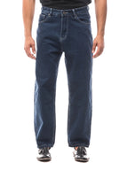 IKER vaquero baggy azul marino – vista frontal de cerca – Bruno Valls
