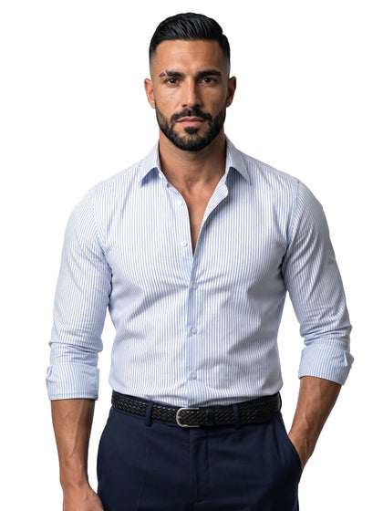 JAVIER - Camisa de rayas slim™