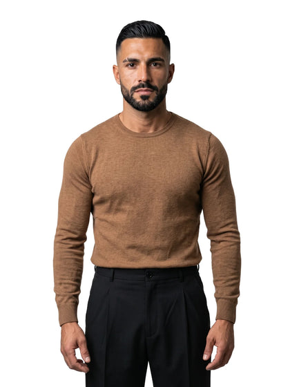 JORGE - Jersey de algodón cuello redondo™