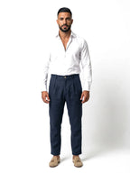 JULIÁN camisa de vestir slim blanca – look completo – Bruno Valls