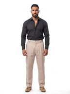 JULIÁN camisa de vestir slim negra – look completo – Bruno Valls