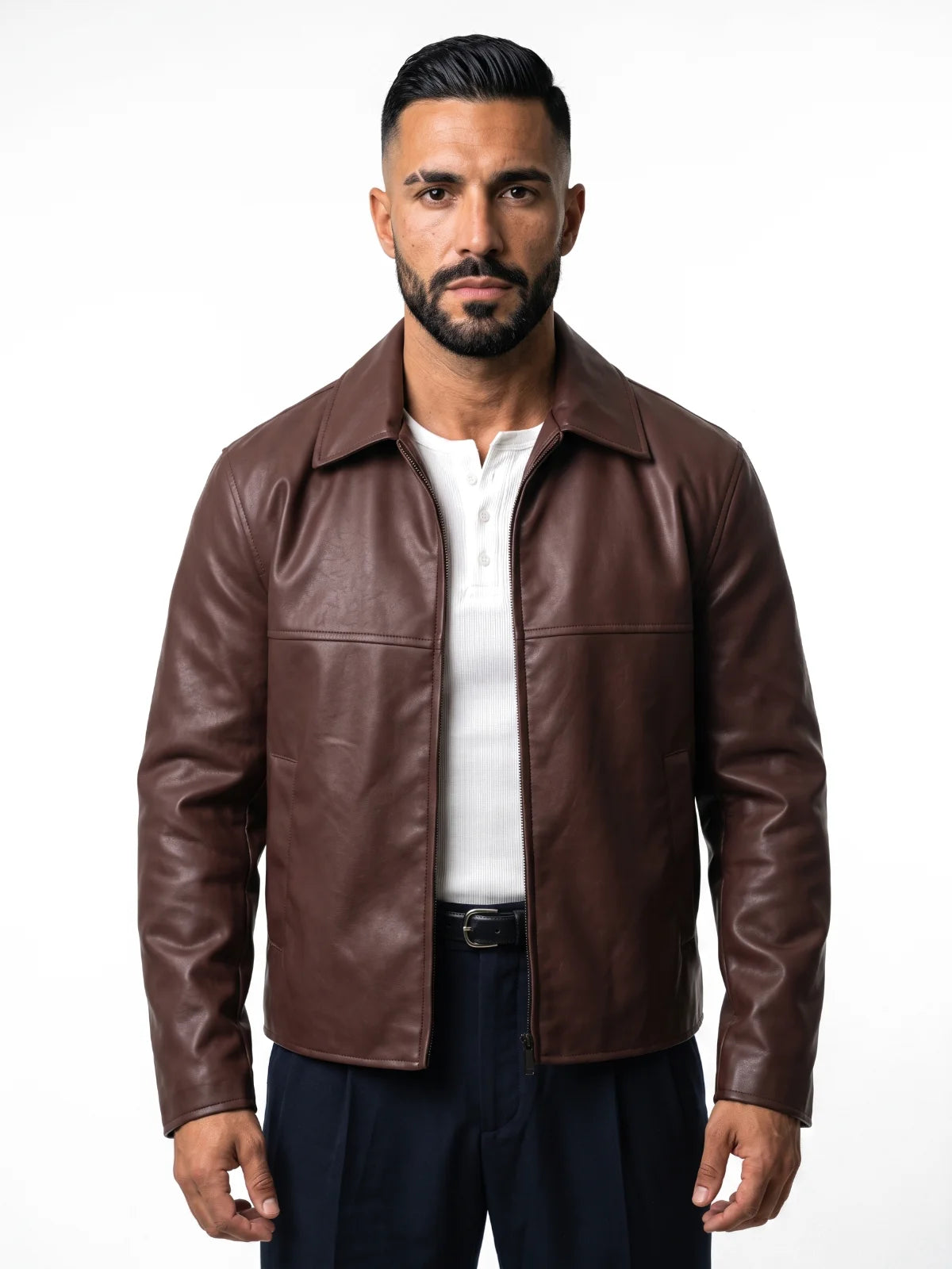MARCOS - Cazadora efecto piel™