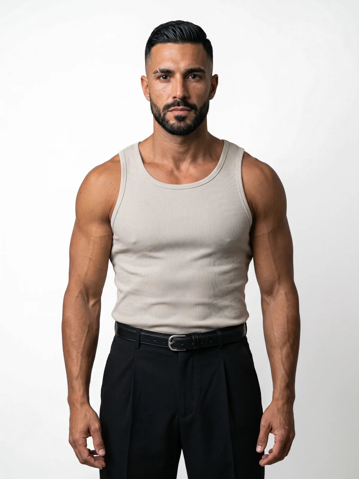Bruno Valls - MARIO - Camiseta de tirantes canalé - imagen 2