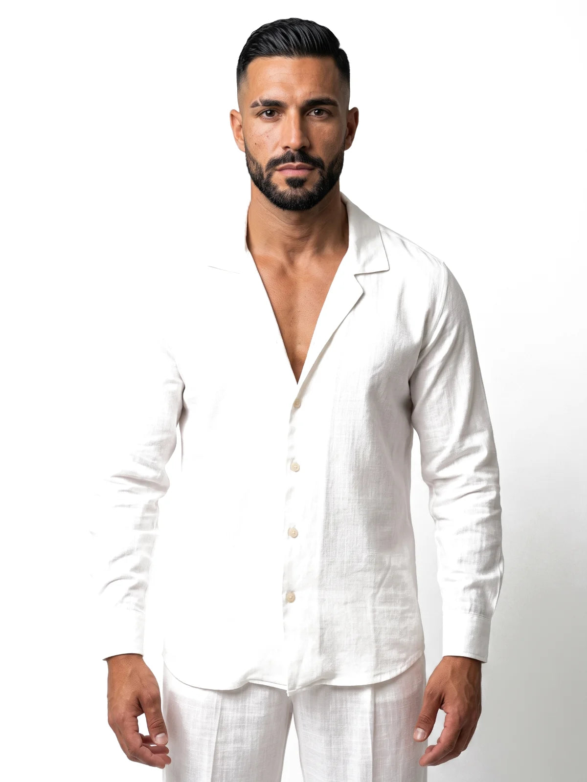 Bruno Valls - MARTÍN Camisa de lino - imagen 3