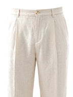 Bruno Valls - MATEO Pantalón de lino con pinzas - imagen 8