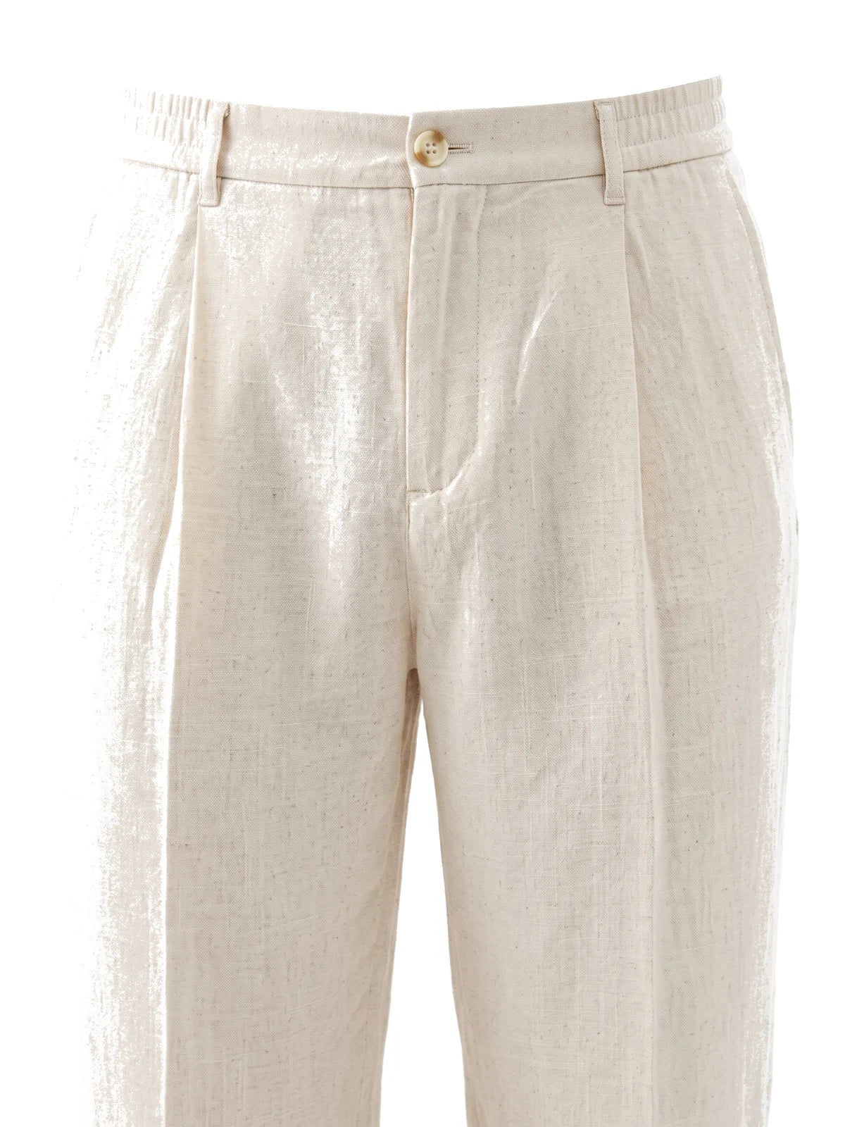 Bruno Valls - MATEO Pantalón de lino con pinzas - imagen 8