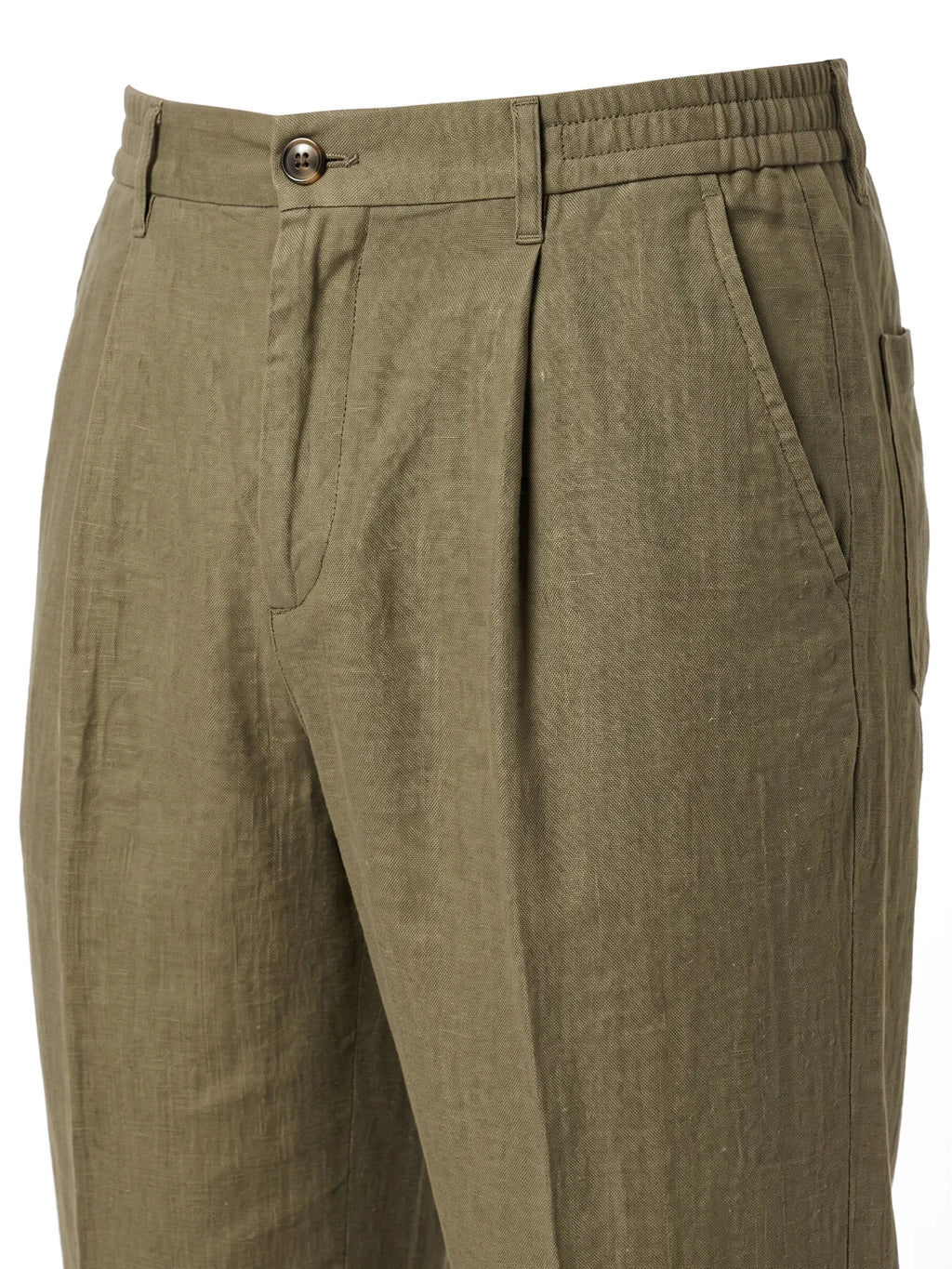 Bruno Valls - MATEO Pantalón de lino con pinzas - imagen 12