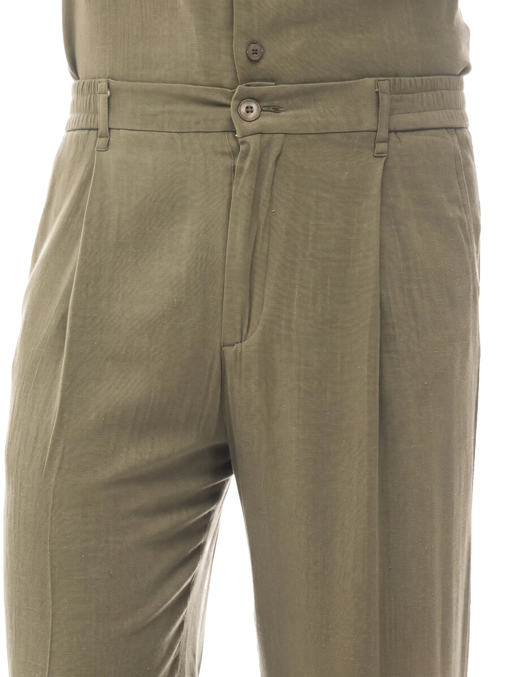 Bruno Valls - MATEO Pantalón de lino con pinzas - imagen 13