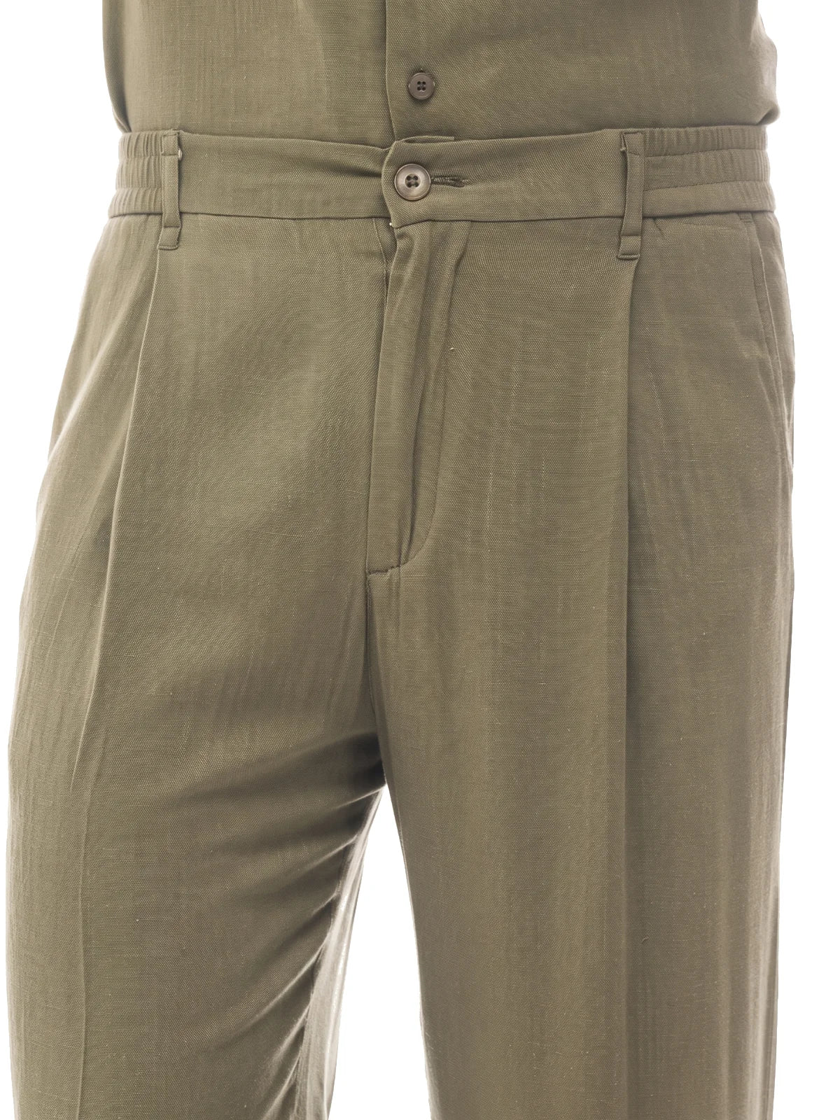 Bruno Valls - MATEO Pantalón de lino con pinzas - imagen 13